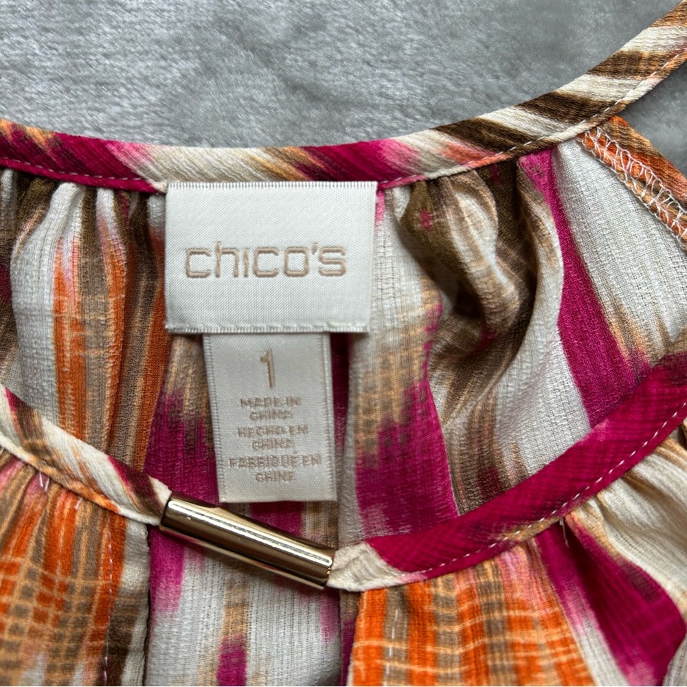 Chico’s Multicolor Patterned Top - image 4